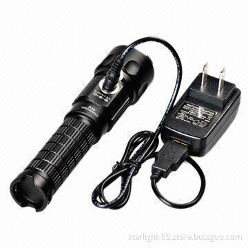 Rechargeable Flashlight with Cree LED Light